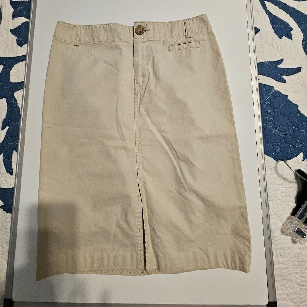 Banana Republic Khaki Skirt Size 6